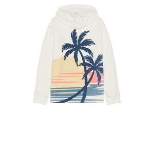 Vintage Summer MENS PRINTED TOWEL Hoodie TERRY Ivory
